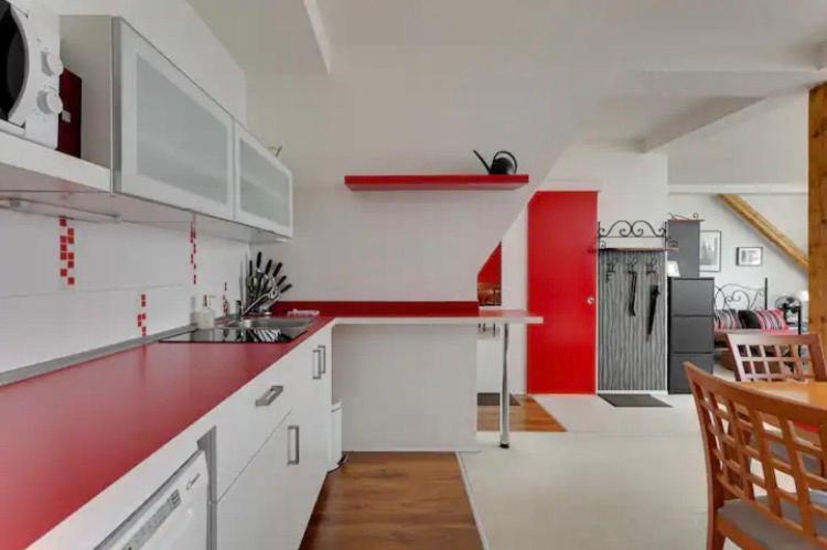 Lenka'S Cozy Red Studio + Lenka'S Cozy Gold Apartment Prag Exteriör bild